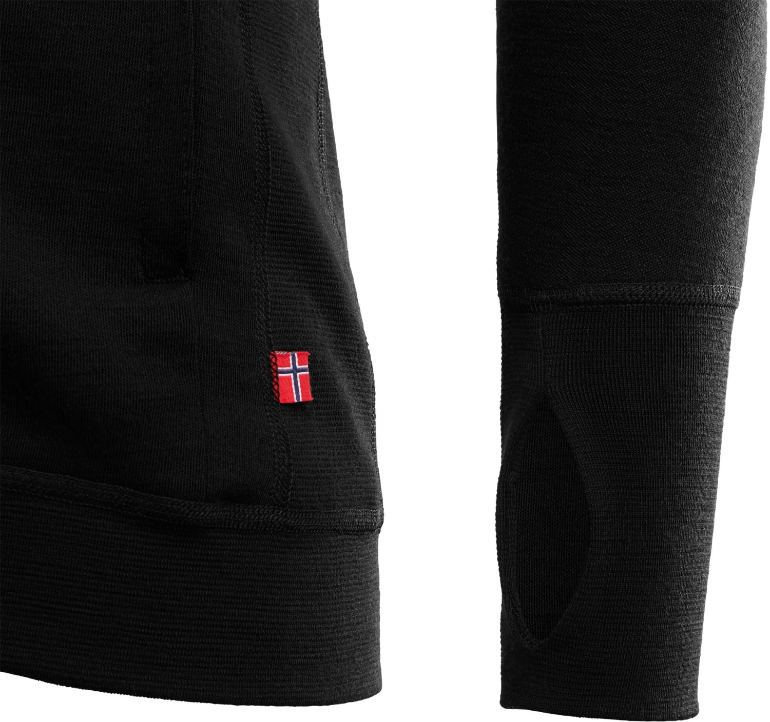 Aclima DoubleWool Veste Homme, noir 5 Aclima DoubleWool Veste Homme, noir – Image 3