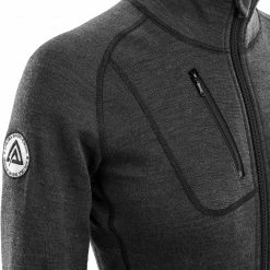 Aclima DoubleWool Veste Femme, gris -Vestes en polaire Soldes aclima doublewool jacket women marengo jet black 4