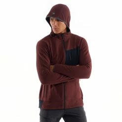 ARTILECT Supermoon Bio Sweat à capuche Homme, marron/noir -Vestes en polaire Soldes artilect supermoon bio hoodie men amaranth black 4 1