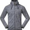 Bergans Hareid Veste en polaire Homme, gris -Vestes en polaire Soldes bergans hareid fleece jacket men aluminium 1
