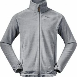 Bergans Hareid Veste polaire sans capuche Homme, gris