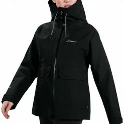 Berghaus Highraise Veste Shell Femme, noir -Vestes en polaire Soldes berghaus highraise shell jacket women black black 4