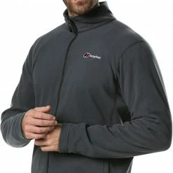 Berghaus Prism Micro PolarTec InterActive Veste en polaire Homme, noir -Vestes en polaire Soldes berghaus prism micro polartec interactive jacket men carbon 6 2