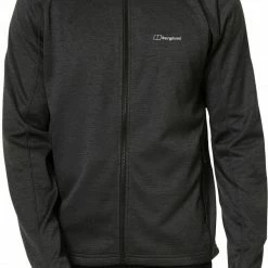 Berghaus Spitzer InterActive Veste Polaire À Capuche Homme, gris -Vestes en polaire Soldes berghaus spitzer interactive hooded fleece jacket men jet black grey pinstripe 2