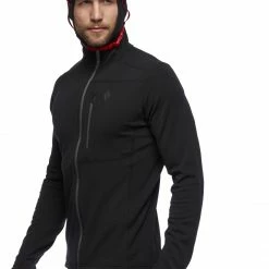 Black Diamond Coefficient Sweat à capuche en polaire Homme, noir -Vestes en polaire Soldes black diamond coefficient fleece hoody men black 3 1