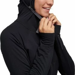 Black Diamond Coefficient LT Hybrid Hoody Women, violet -Vestes en polaire Soldes black diamond coefficient lt hybrid hoody women black 4
