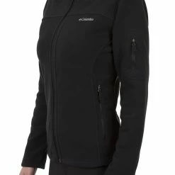 Columbia Fast Trek II Veste Femme, gris -Vestes en polaire Soldes columbia fast trek ii jacket women black 5 2