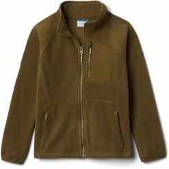 Columbia Fast Trek III Veste En Polaire À Fermeture Éclair Adolescents, rouge/gris