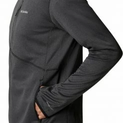 Columbia Park View Veste en polaire à fermeture éclair Homme, bleu -Vestes en polaire Soldes columbia park view fleece full zip jacket men black heather 3