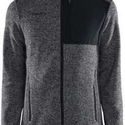 Craft ADV Explr Heavy Fleece Jacket Men, gris/noir