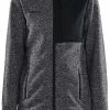 Craft ADV Explr Heavy Fleece Jacket Women, gris/noir -Vestes en polaire Soldes craft adv explr heavy fleece jacket women black melange 1 1