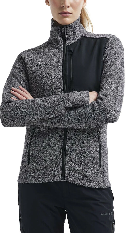 Craft ADV Explr Heavy Fleece Jacket Women, gris/noir 5 Craft ADV Explr Heavy Fleece Jacket Women, gris/noir – Image 3