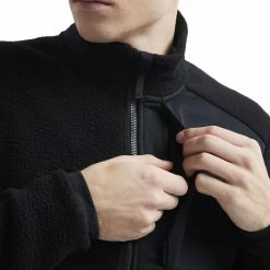 Craft ADV Explr Pile Fleece Jacket Men, noir -Vestes en polaire Soldes craft adv explr pile fleece jacket men black 6 2