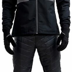 Craft ADV Storm Insulate Nordic Veste Homme, blanc/noir -Vestes en polaire Soldes craft adv storm insulate nordic jacket men black granite 4