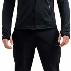 Craft ADV Tech Fleece Couche intermédiaire thermique Homme, beige/gris -Vestes en polaire Soldes craft adv tech fleece thermal midlayer men black 4 1