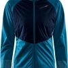 Craft Storm Balance Veste Femme, Bleu pétrole -Vestes en polaire Soldes craft storm balance jacket women universe area 1