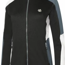 Dare 2b Convey Veste Stretch Femme, blanc -Vestes en polaire Soldes dare 2b convey core stretch jacket women black orion grey white 2