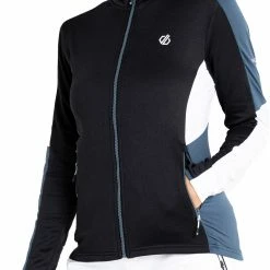 Dare 2b Convey Veste Stretch Femme, gris -Vestes en polaire Soldes dare 2b convey core stretch jacket women black orion grey white 4 1