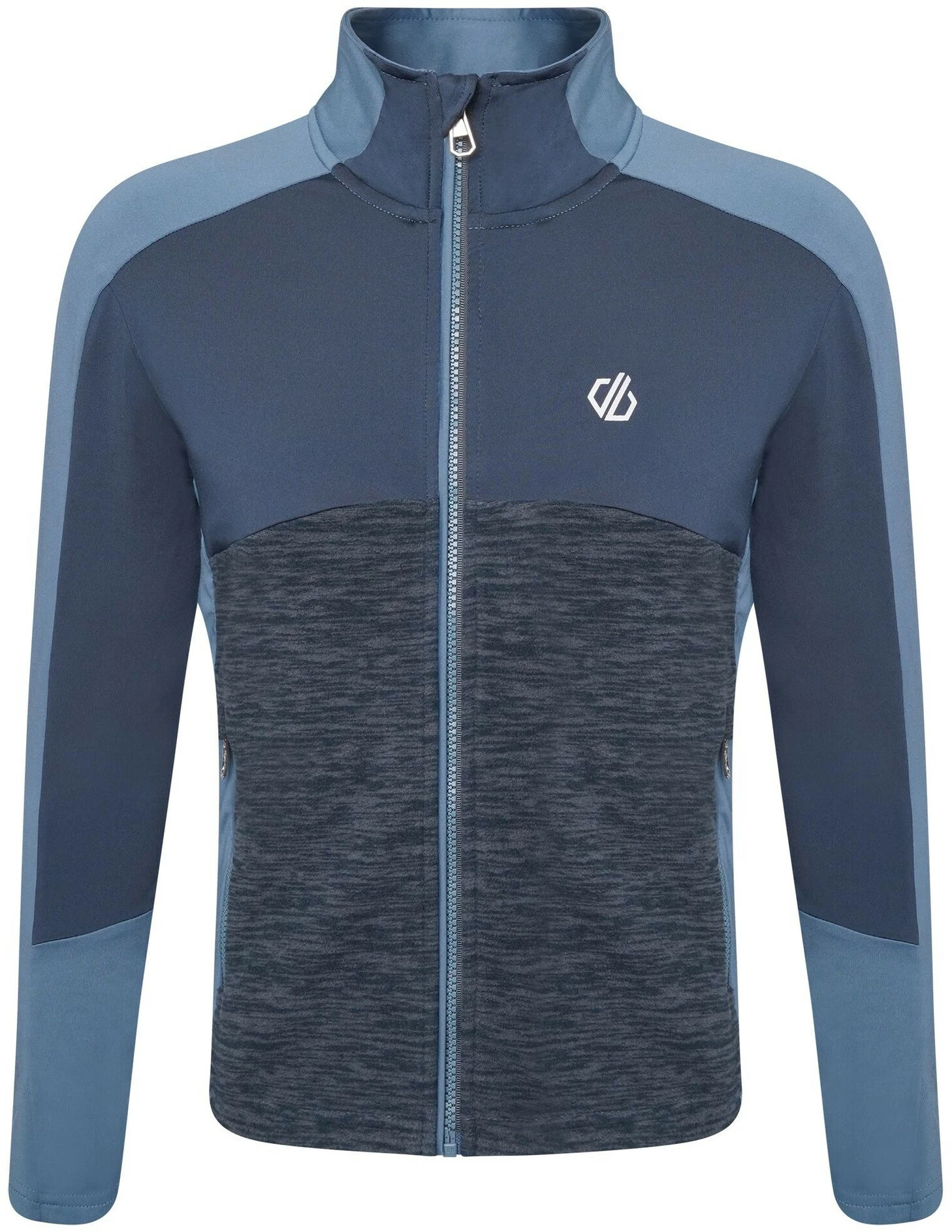 Dare 2b Exception Core Stretch Veste Enfant, turquoise/gris 4 Dare 2b Exception Core Stretch Veste Enfant, turquoise/gris – Image 2