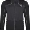 Dare 2b Revive II Veste Stretch Homme, noir -Vestes en polaire Soldes dare 2b revive ii core stretch jacket men black white 1 1
