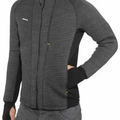 Devold Tinden Spacer Veste Homme, gris -Vestes en polaire Soldes devold tinden spacer jacket men anthracite 1