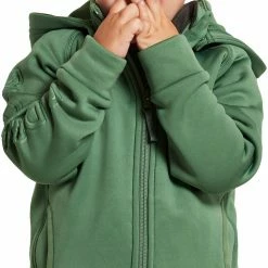 DIDRIKSONS Corin 5 Veste à fermeture éclair Enfant, rose -Vestes en polaire Soldes didriksons corin 5 full zip jacket kids green mist 3 1