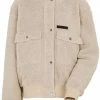 DIDRIKSONS Edla Veste avec Fermeture éclair intégrale Fille, beige -Vestes en polaire Soldes didriksons edla fullzip jacket girls clay beige 1