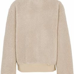 DIDRIKSONS Edla Veste avec Fermeture éclair intégrale Fille, bleu -Vestes en polaire Soldes didriksons edla fullzip jacket girls clay beige 2 1