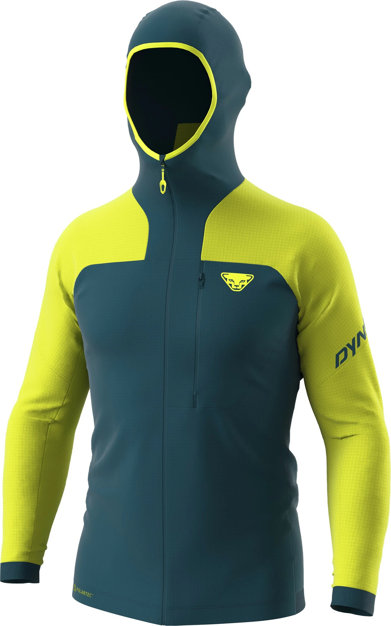 Dynafit Speed Polartec Veste à capuche Homme, Bleu pétrole/vert 3 Dynafit Speed Polartec Veste à capuche Homme, Bleu pétrole/vert