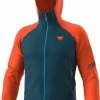 Dynafit Transalper Dynastretch Veste Homme, noir/Bleu pétrole -Vestes en polaire Soldes dynafit transalper dynastretch jacket men dawn 1