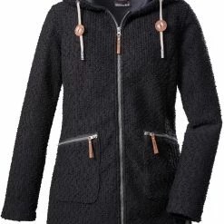 G.I.G.A. DX by killtec GW 55 Knitted Fleece Parka Women, noir