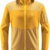 Haglöfs Astral Sweat à capuche Homme, jaune -Vestes en polaire Soldes hagloefs astral hood men autumn leaves cinnamon brown 1 1