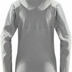 Haglöfs Skuta Capuche Femme, noir -Vestes en polaire Soldes hagloefs skuta hood women concrete 2