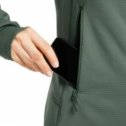 Haglöfs Wool Blend Sweat à capuche Femme, noir -Vestes en polaire Soldes hagloefs wool blend hood women fjell green 6