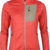 High Colorado Maipo 3 Veste en laine polaire gaufrée Femme, rouge -Vestes en polaire Soldes high colorado maipo 3 wafflefleece jacket women coral 1