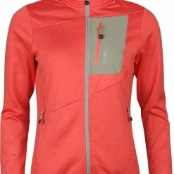 High Colorado Maipo 3 Veste en laine polaire gaufrée Femme, rouge