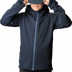 Houdini Power Houdi Veste Adolescents, bleu 13 Houdini Power Houdi Veste Adolescents, bleu -Vestes en polaire Soldes houdini power houdi jacke jugend blue illusion 6 5