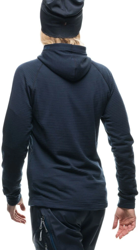 Houdini Wooler Houdi Veste Femme, bleu 5 Houdini Wooler Houdi Veste Femme, bleu – Image 3