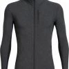Icebreaker Descender Veste manches longues zippée Homme, gris 2 Icebreaker Descender Veste manches longues zippée Homme, gris -Vestes en polaire Soldes icebreaker descender langarm zip jacke herren jet heather black 1 1