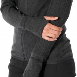 Icebreaker Descender Veste manches longues à capuche zippée Femme, gris 13 Icebreaker Descender Veste manches longues à capuche zippée Femme, gris -Vestes en polaire Soldes icebreaker descender langarm zip kapuzenjacke damen jet heather 6