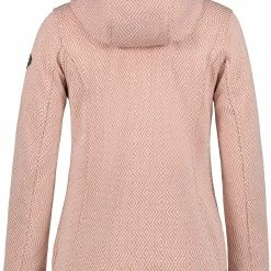 Icepeak Adrian Veste intermédiaire Femme, beige -Vestes en polaire Soldes icepeak adrian midlayer jacket women cranberry 2