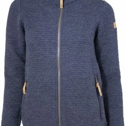 Ivanhoe of Sweden Morel Veste à fermeture éclair Femme, bleu