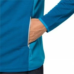 Jack Wolfskin Active Tongari Veste Homme, bleu -Vestes en polaire Soldes jack wolfskin active tongari jacket men blue pacific 5 1