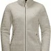 Jack Wolfskin High Cloud Veste Femme, rouge -Vestes en polaire Soldes jack wolfskin high cloud jacket women dusty grey 1 3