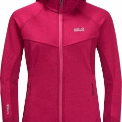 Jack Wolfskin Hydro Grid Veste en polaire Femme, rose