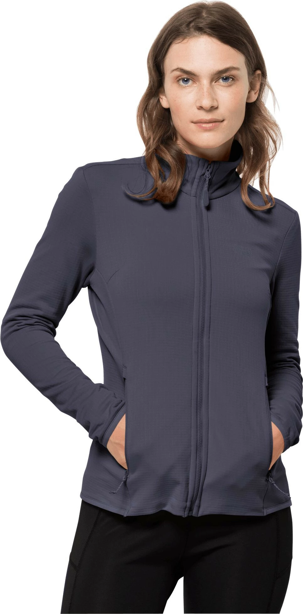 Jack Wolfskin Peak Grid Veste en polaire Femme, violet 4 Jack Wolfskin Peak Grid Veste en polaire Femme, violet – Image 2