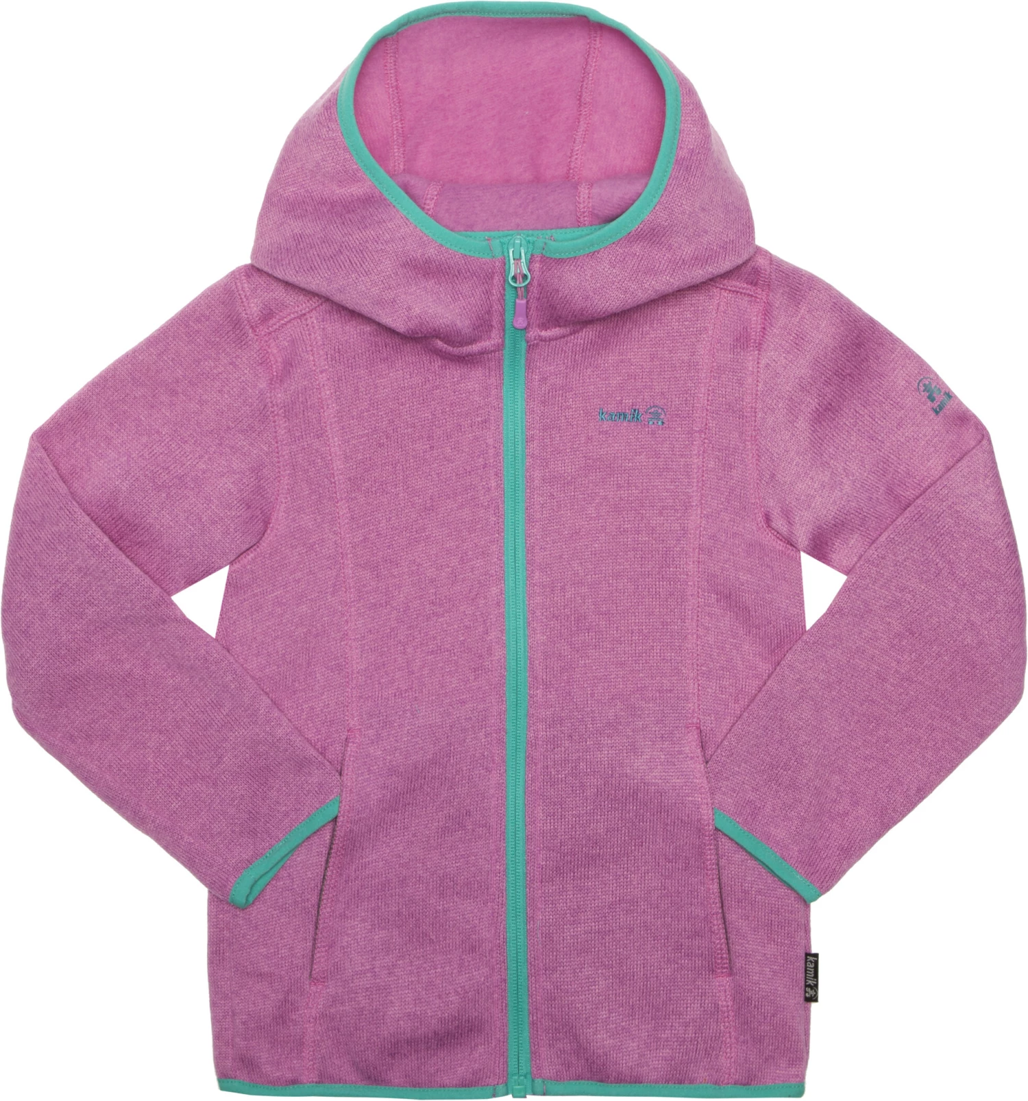 Kamik Dakota Veste polaire en tricot Fille, bleu 3 Kamik Dakota Veste polaire en tricot Fille, bleu