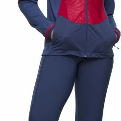 Kari Traa Tirill 2.0 Veste Femme, rouge/bleu -Vestes en polaire Soldes kari traa tirill 20 jacket women red 3 1