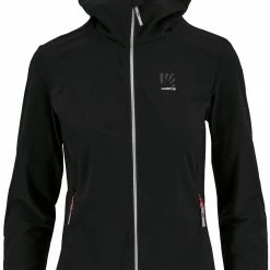 Karpos Easyfrizz Sweat à capuche avec fermeture éclair Femme, noir