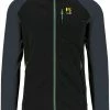 Karpos Pizzocco Evo Veste en polaire à fermeture éclair Homme, noir/bleu -Vestes en polaire Soldes karpos pizzocco evo full zip fleece jacket men black ombre blue jasmine green 1 1